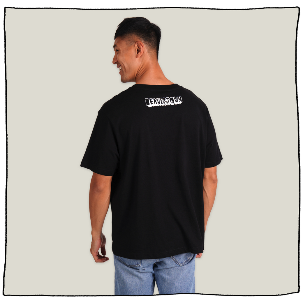 Captain Printed T-shirt in Black